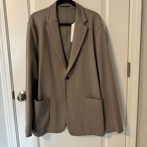 Size 44 Theory Unstructured Suit Jacket in Stretch Wool Ponte